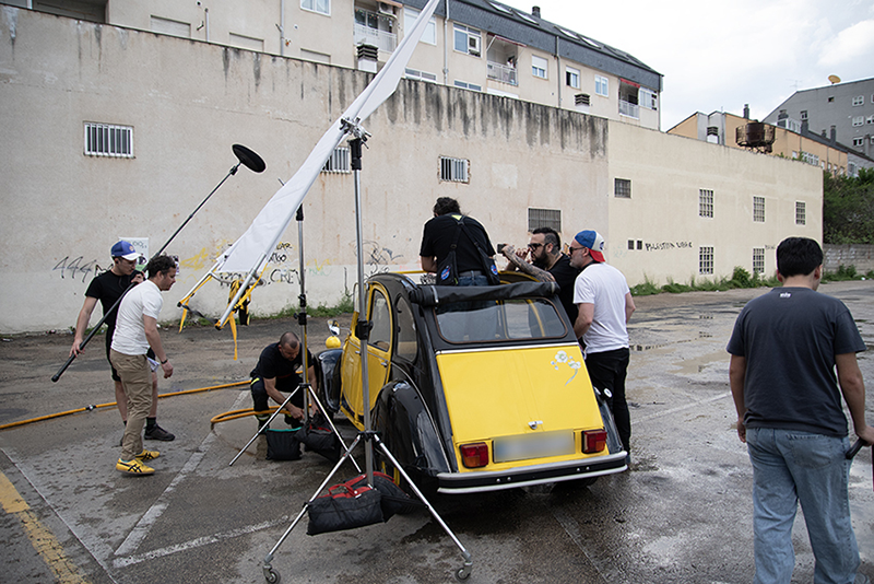 Coche exterior rodaje