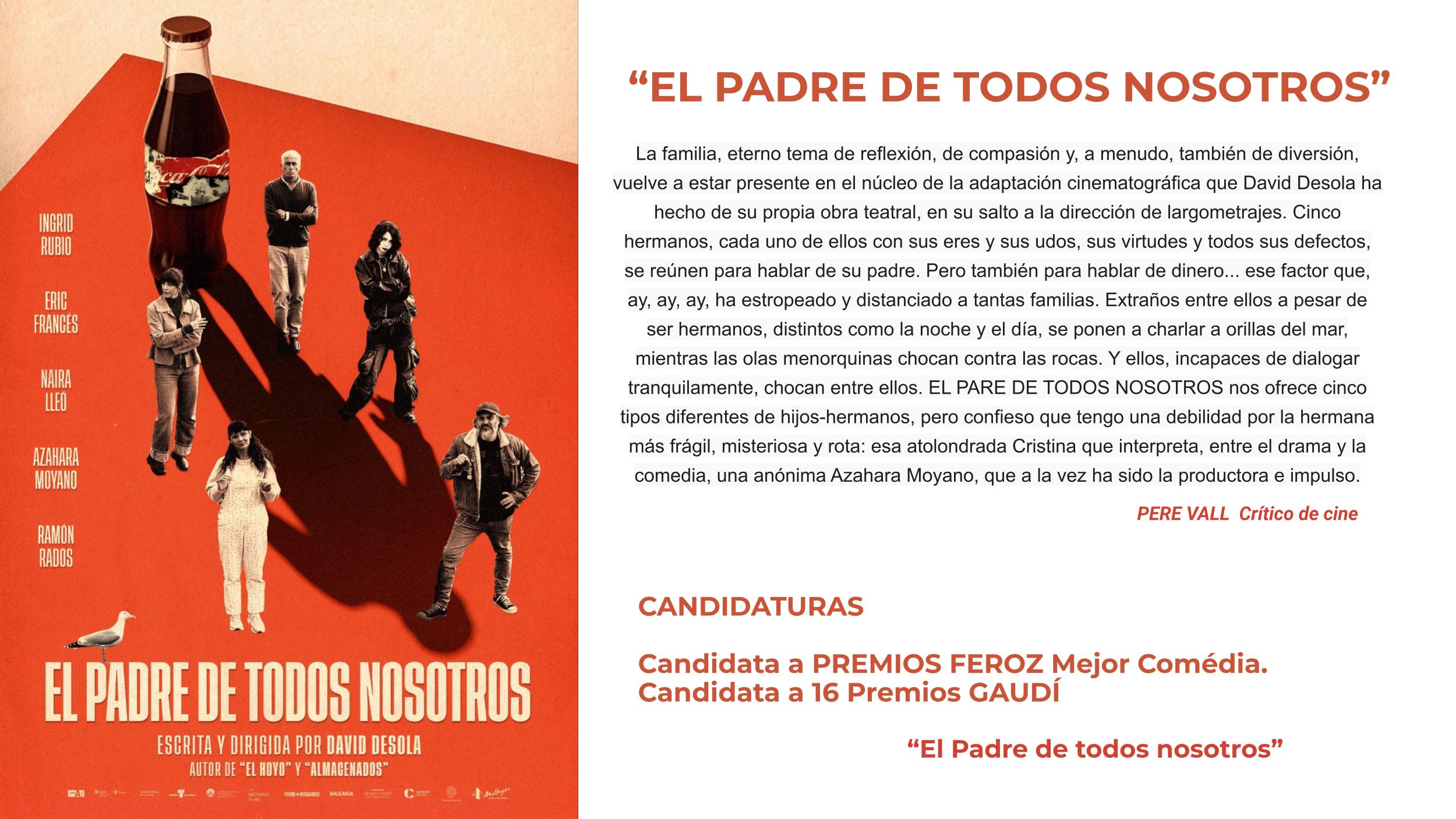 CARTEL Y CR&Iacute;TICA DE CINE